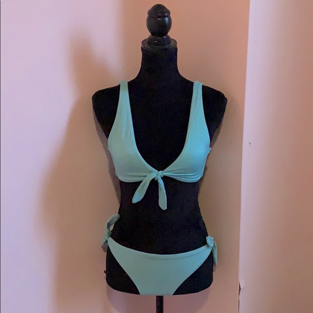 ZAFUL ribbed two piece bikini